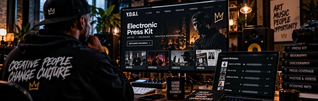 Create an artist EPK