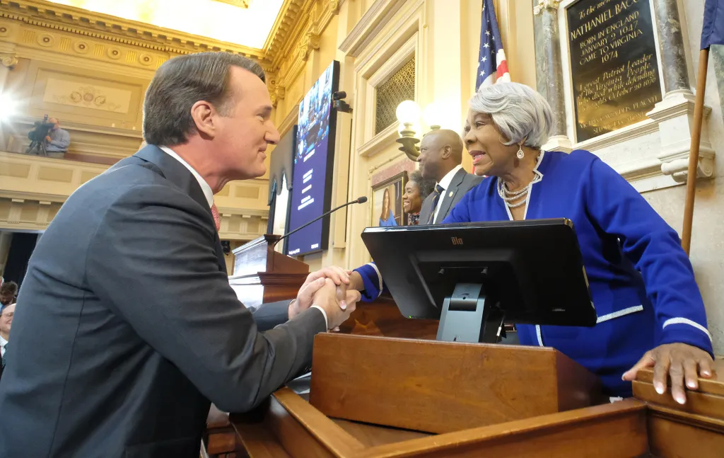 senator locus meet with former governor youngkin